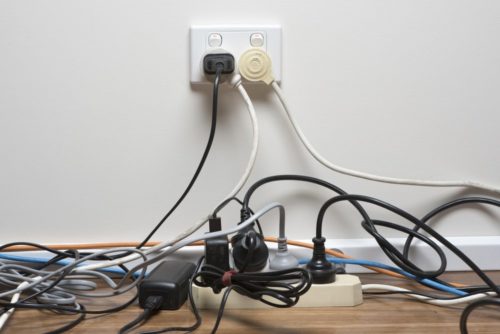 Electrical socket with a power board and electrical wires | Dawson Electric